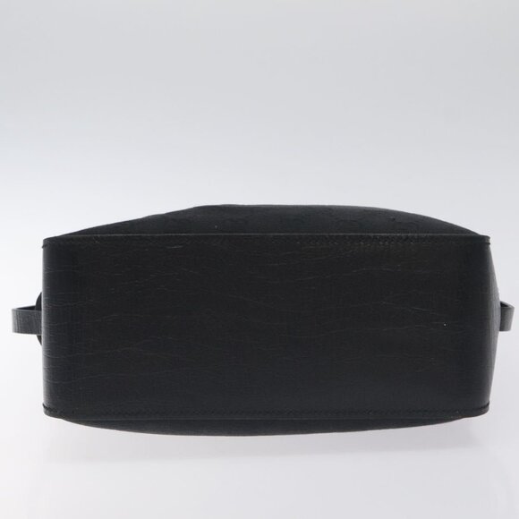 GUCCI GG Canvas Tote Bag Black Silver 107757 Auth - Picture 11 of 15